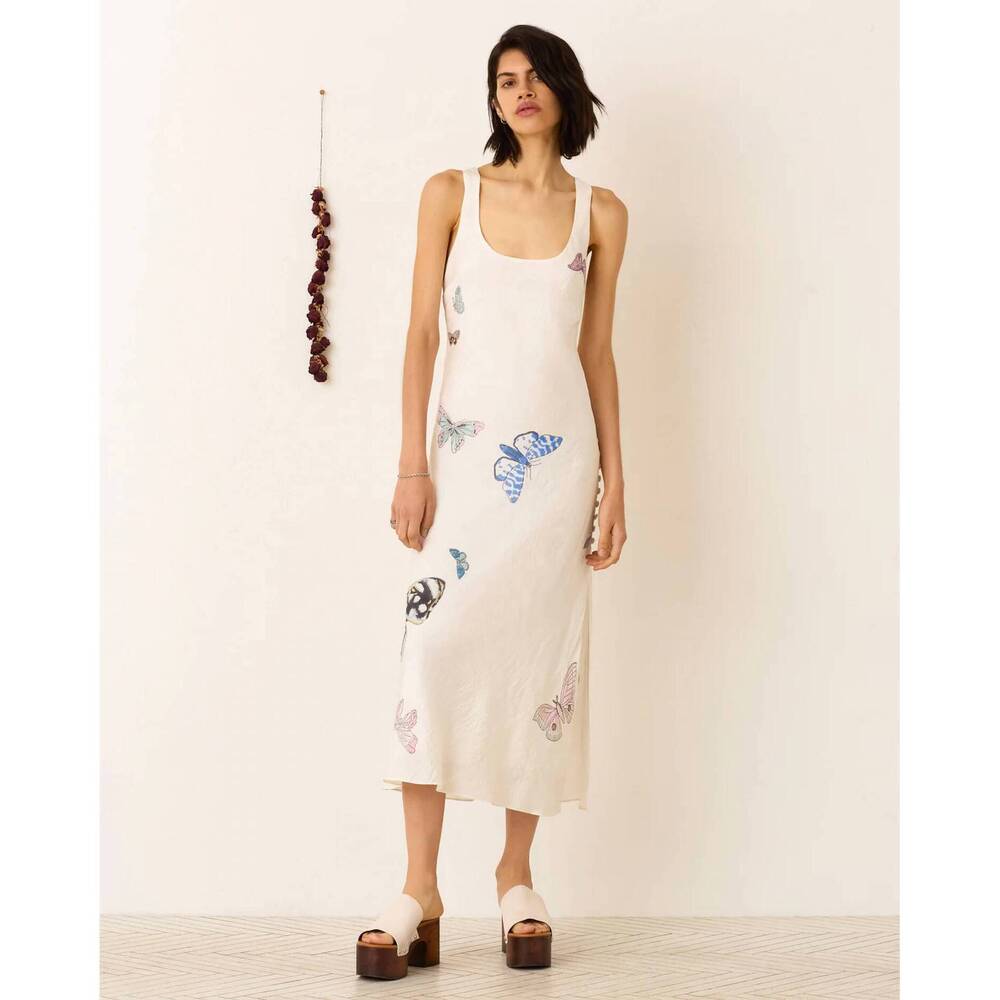 NEW ALIX OF BOHEMIA adele dress in butterfly garden